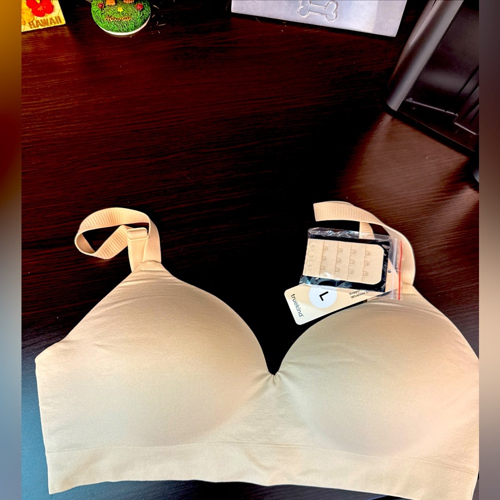 Shapermint TrueKind Wireless Strapless Bra size Large